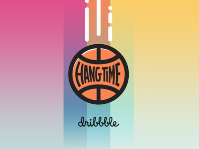 Hangtime Banner banner dribbble event gradient hangtime logo