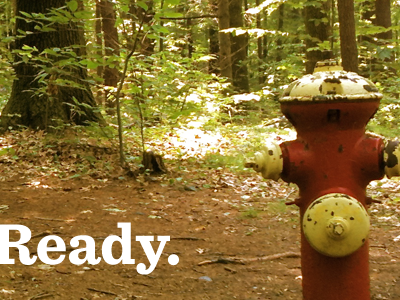 Ready. forest hydrant photo red sentinel simplebits type