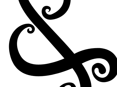 Amp #3 ampersand black photoshop vector white