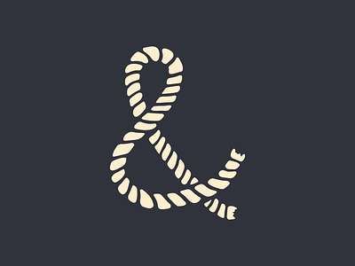 And The Sea adobecapture advencher ampersand nautical procreate rope vector