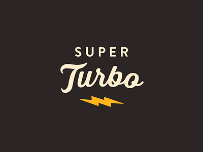 Super Turbo branding brandontext logo
