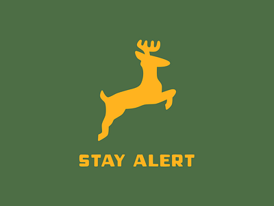 Stay Alert advencher deer usefulskill vector