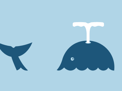 Spouty blue illustration photoshop vector whale