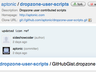 Learning About Dropzone Scripts