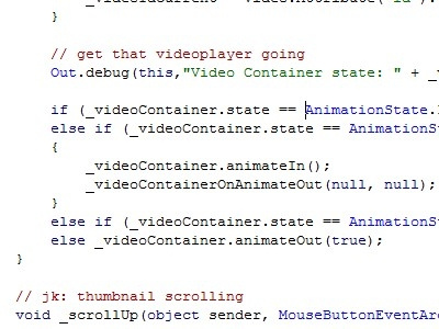 Video Container. c code silverlight