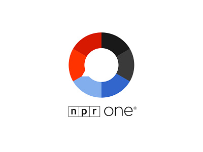 NPR One branding app icon branding ios logo