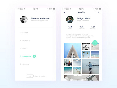 iOS | App concept app clean concept design iphone kit minimal ui ux