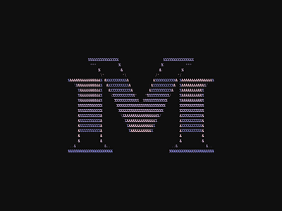 36days 2020 — M 36daysoftype 36daysoftype07 font letter lettering type type design