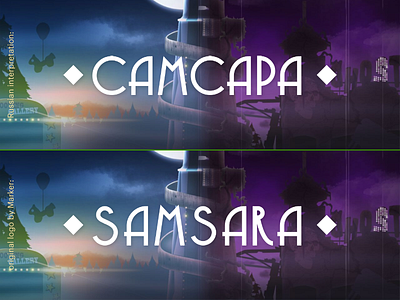 Russian Interpretation of the "Samsara" Game Logo