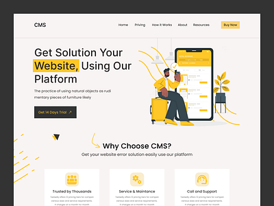 Website Solution: UI/UX Design landing page landing page design ui design ui ux ui ux design ux design web design website design website solution website ui ux