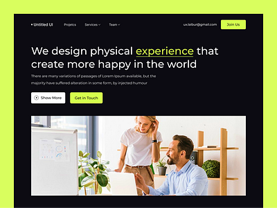 Agency Website: UI/UX Design