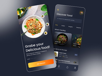 Food app design by Laibur Rahman on Dribbble