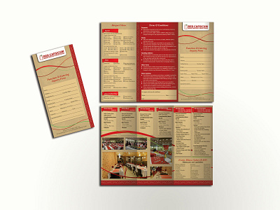 Banquet Menu Design graphic design