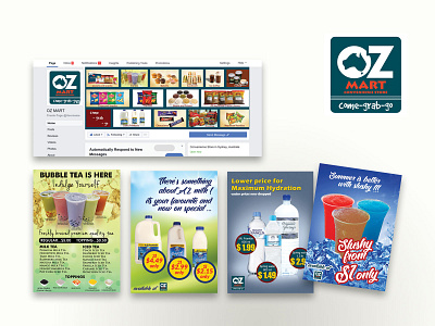 OZ mart branding graphic design photo photography