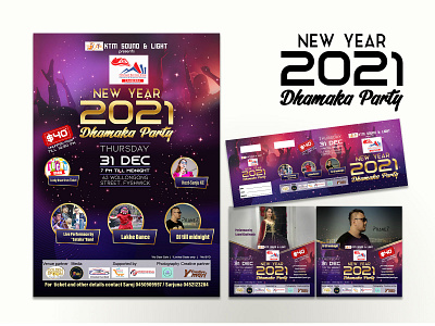 New Year 2021 branding gra graphic design