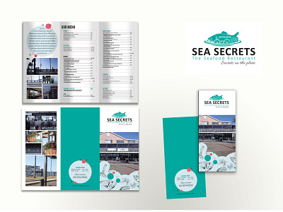 Sea Secrets graphic design logo