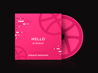 Hello Dribbble! dribbble hello invite shot thanks