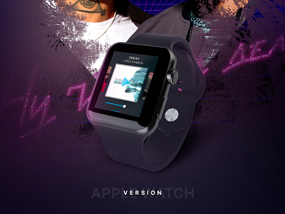Vk Music App Watch Version android app download graphic design ios listen music player uiux watch web design