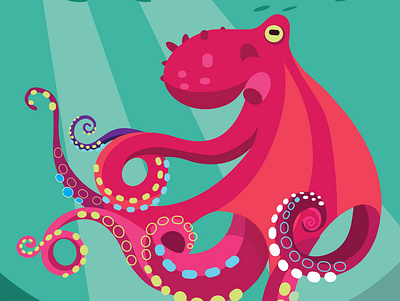 octopus animals cliparts branding design digital editorial graphic design illustration logo octopus