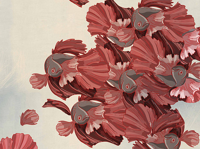 fishes animals cliparts branding design digital editorial graphic design illustration logo vector