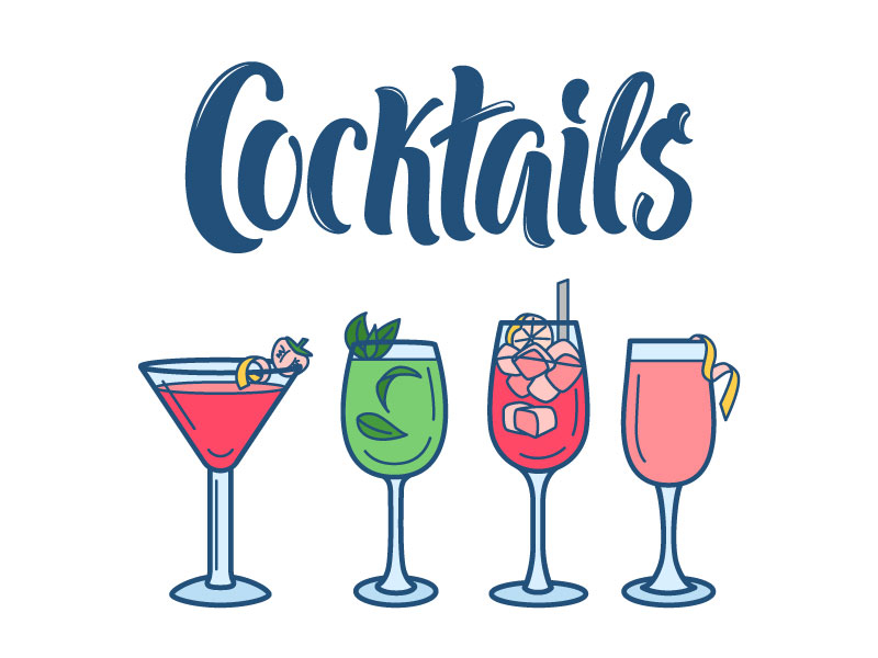 Cocktails By Yuliia Hrozian On Dribbble