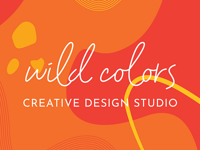 Wild Colors Creative Design Studio Logo creative logo logo design organic pattern