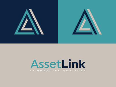 AssetLink Commercial Advisors adobe illustrator branding icon icon design illustrator logo logo design monogram monogram design monogram logo real estate vector