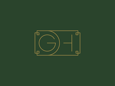 GDH Monogram adobe illustrator branding design icon icon design illustration illustrator logo logo design monogram vector