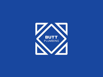 Butt Plumbing Logo adobe illustrator branding design icon icon design illustration illustrator logo logo design plumbing plumbing logo vector
