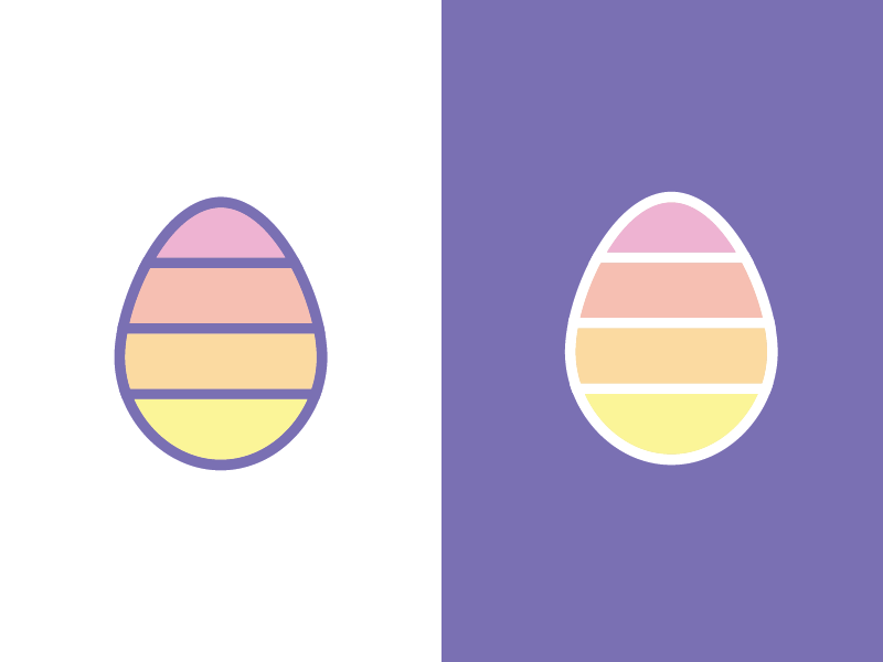 Easter Icon icon design easter egg easter