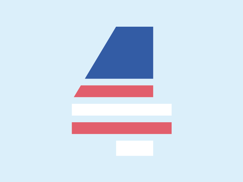 4 icon design icon america independence day fourth of july