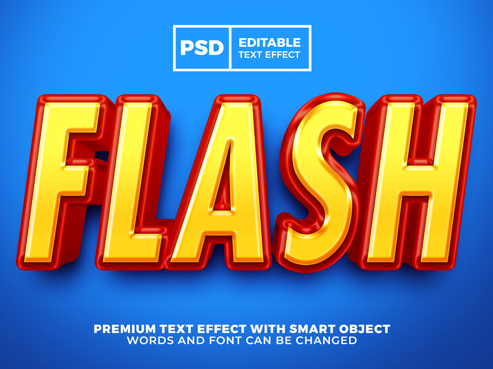 Flash slot machine text effect