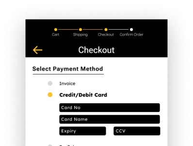 Checkout page design app design design ui website design
