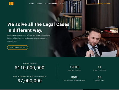 Lawyer or Law firm Website figma responsive web design web design webflow website design website development