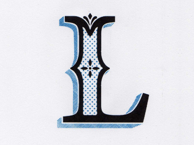 Decorative Capital L capital letter chris mizen decorative decorative type typography