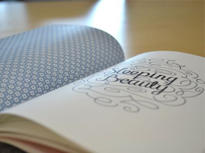 Untold book book binding calligraphy chris mizen experimental fairy tale hardback patterns sleeping beauty