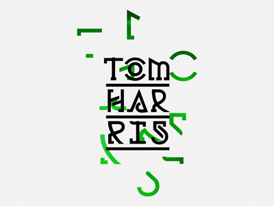 WIP LOGO chris mizen dj electro experimental letterforms house dj logo typography