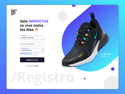 Daily UI 001 - Sign Up - Ecomm Store