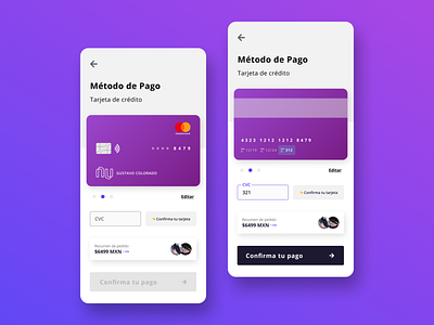 Daily UI 002 - Credit Card Checkout - Bank