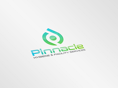 logo Pinnacle Facility Services branding design illustration logo vector