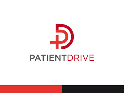 logo Patient Drive branding design illustration logo logo template vector