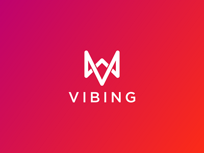 logo Vibing branding design illustration logo logo template vector