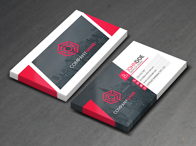 Business Card Template -2020 branding business card business card design design illustration vector