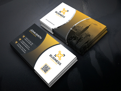 Business Card Template branding business card business card design design illustration vector