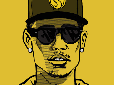 That Guy Soda Illustration 2 color denver duo hip hop illustration portrait rapper tone