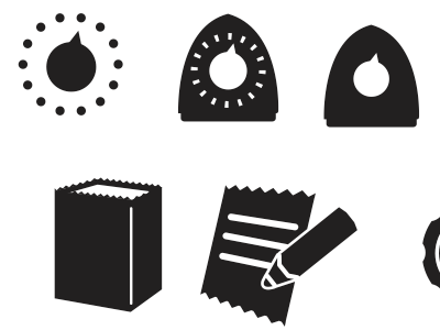 cooking icons 1 color cooking icons vector