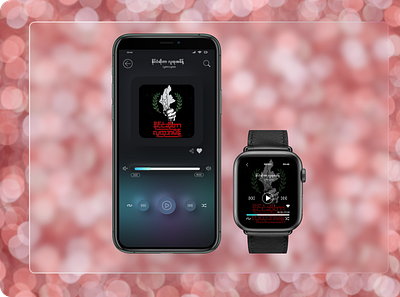 Music Player android dailyui dailyuichallenge design figma ios mobile mobile app music app ui uiux watch app