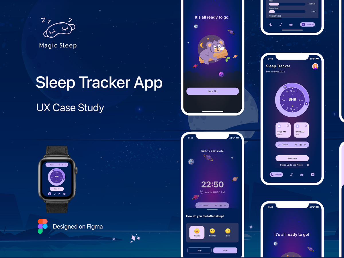 Magic Sleep - Sleep Tracker App | UX case study by Thet Zarni Win on ...