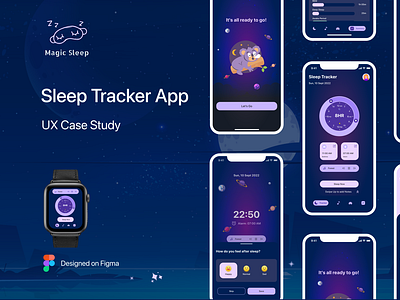 Magic Sleep - Sleep Tracker App | UX case study