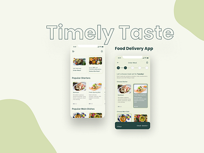 Timely Taste - Food Delivery App